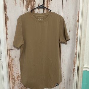 YoungLA Shirt Sleeve Tee. NWOT in Tan.